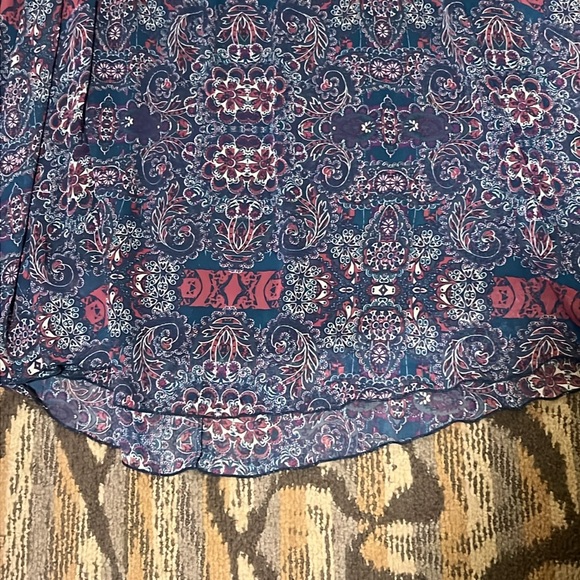 LuLaRoe paisley high/low skirt-NWT - Picture 5 of 7